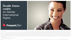 Qantas offers double status credits