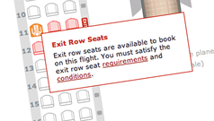 Qantas giving out free exit row seats