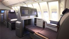 Best seats: Business Class on United's 747