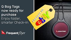 Buy your Qantas $50 bag tag cheaper on eBay