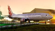 Virgin Blue's new Virgin Australia logo, livery