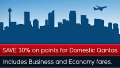 Qantas 30% off award flights