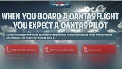 Qantas pilots start protest announcements