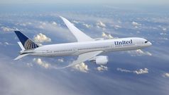 United's first 787 to fly from Auckland