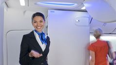 Qantas' first 737-800 with Sky Interior