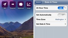 One-tap shortcuts to iPhone/iPad settings
