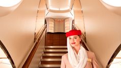 Emirates business class to NZ on sale