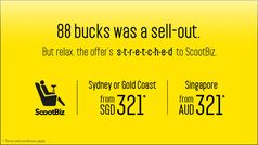 Scoot's $245 business class fares