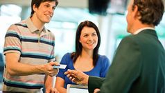 Europcar trials rental car key PIN code lockers
