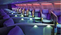Best seats: business class, Cathay 747