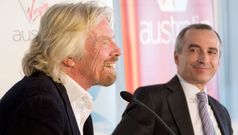Branson cheers for Borghetti