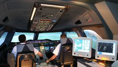 Qantas A380 flight sim