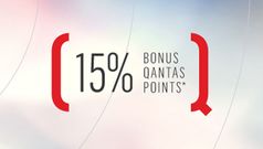 15% bonus on Qantas points