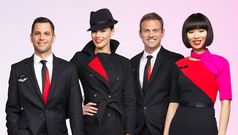 New Qantas uniforms on show...