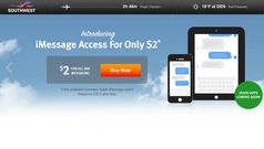 Southwest: inflight iMessage