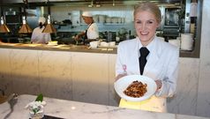 Qantas First Lounge: new Autumn menu