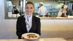 Qantas First Lounge: new Winter menu