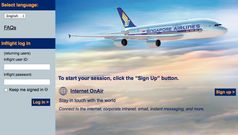 Review: Singapore Airlines inflight Internet