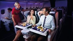 Win a business class trip for two with VA