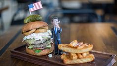 Brisbane Airport serves 'Big Obama' burger