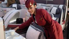 Photo tour: Qatar A350 business class