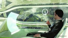 Airbus patents touch-screen aircraft windows