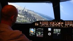 Inside the Emirates A380 flight simulator