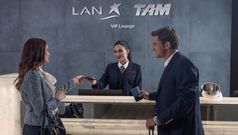 New LAN, TAM, Qantas lounge in Santiago
