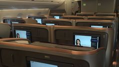 SQ's Airbus A350  business class