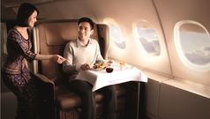 Best biz class seats on SQ's A380