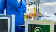 KLM is now serving inflight draught beer