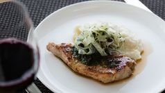Qantas first class lounge Summer menu 