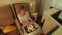 Best A380 business class from Melbourne to Europe