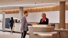 Gallery: Qantas BNE Premium Lounge Entry