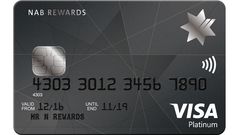 NAB Rewards Platinum Visa credit card