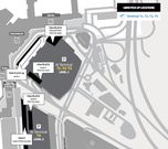 Melbourne Airport's UberX pick-zones
