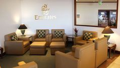 Emirates' business, first class lounge in Sydney