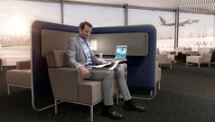 Five airport lounge 'work pods'
