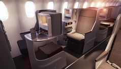 Iberia's new Airbus A350 business class
