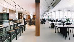 Cathay Pacific's The Deck lounge, Hong Kong