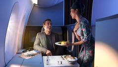 Malaysia Airlines A350 first class, MH1, London-KL