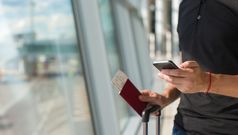 Smartphone to check in for overseas flights