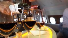 Behind Emirates' business, first class wine lists