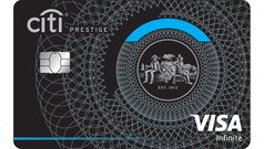 Citi Prestige Visa Infinite + linked Diners card