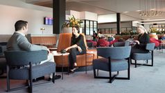 Qantas domestic business class lounge, Melbourne