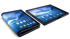 Samsung previews phone with folding screen