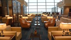 Emirates' new business, first class Rome lounge