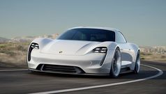Porsche's all-electric Taycan takes shape