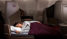 Qantas Airbus A330 business class (Tokyo Narita-Brisbane)