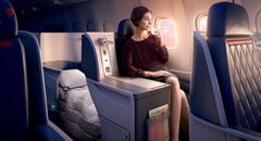 Delta One Boeing 767 business class (LAX-JFK)